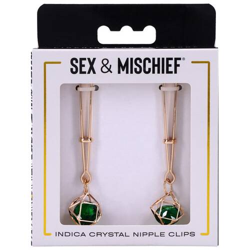 Indica Crystal Nipple Clips