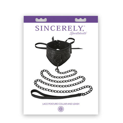 Sincerely Lace Posture Collar and Leash