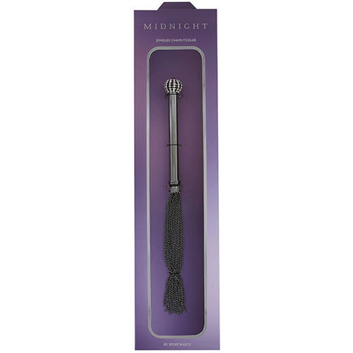 Midnight Jeweled Chain Tickler
