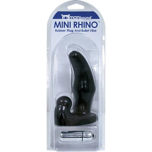 Manbound Mini Rhino Rubber Plug And Bullet Vibe