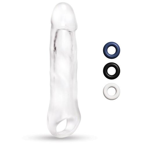 Size Up 1 in. Clear View Penis Extender With Ball Loop - Classic