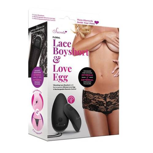 Boyshort Vibrating Panties OS