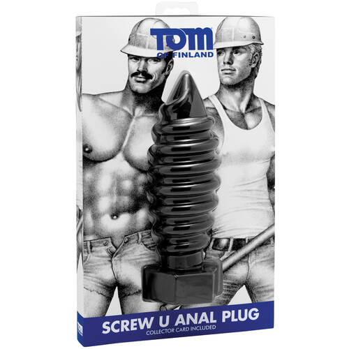 7" Screw U Butt Plug