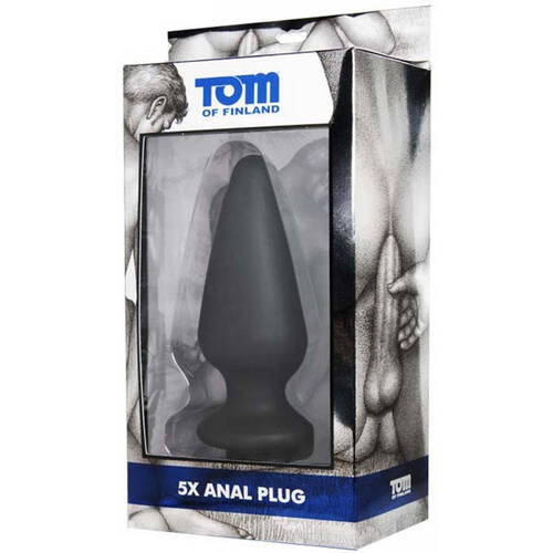 5" Silicone 5X Anal Plug