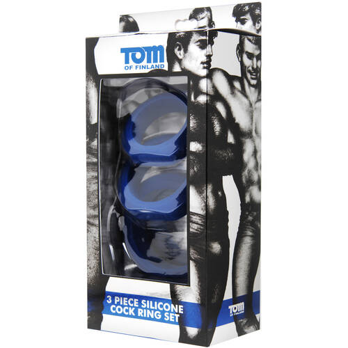3 Piece Silicone Cock Ring Set