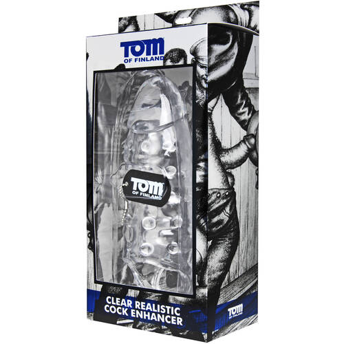 7" Clear Realistic Cock Enhancer Sheath