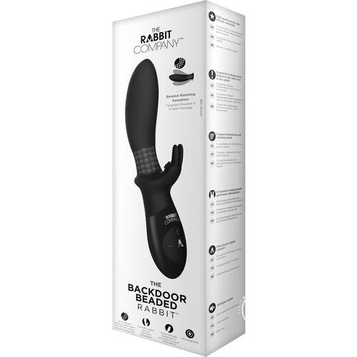 4" Beaded Backdoor Rabbit Prostate Massager 