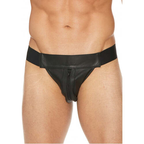 Striped Front/Zip Jock  S/M