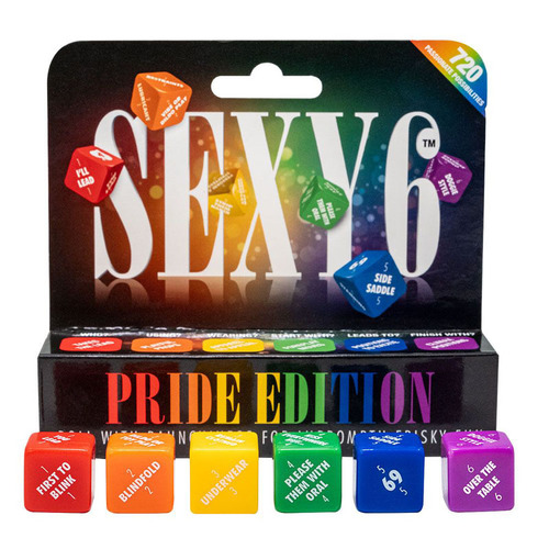Sexy 6 - Pride Edition Couples Dice Game