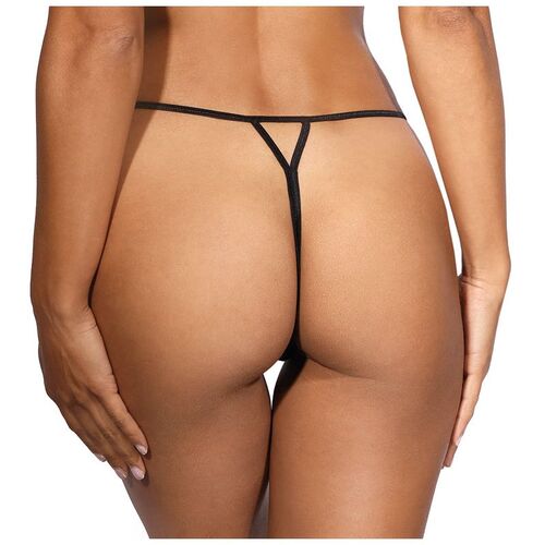 Lace Open Front G-String XL
