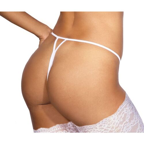 Lace Open Front G-String M