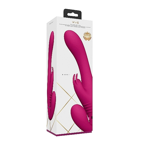 4" Satu Vibrating Strapless Strap On