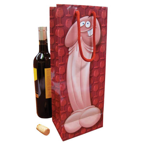 Pecker Wine Gift Bag