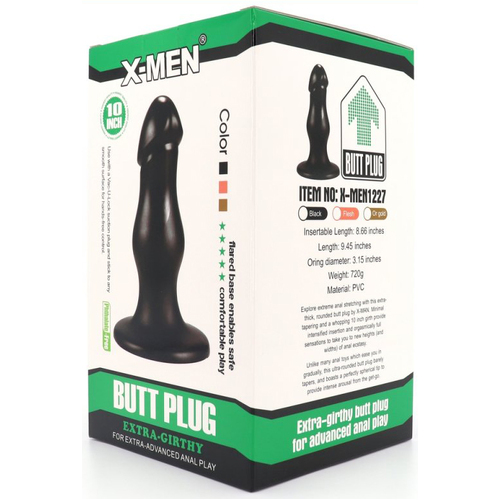 10" Penis Shaped Butt Plug