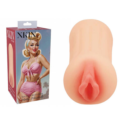 XKIN PinUp Girls - Molly Blowtide Flesh 12 cm Vagina Stroker