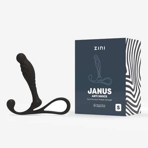 Zini Janus Anti Shock - Small Black Small Prostate Massager