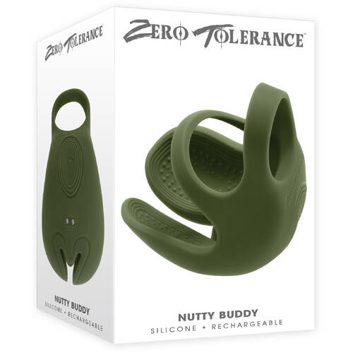 Nutty Vibrating Cock + Balls Ring