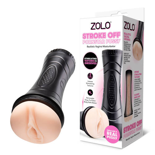 Zolo STROKE OFF Pornstar Pussy Flesh Vagina Stroker