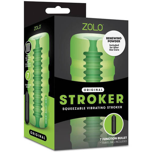 Squeezable Vibrating Stroker