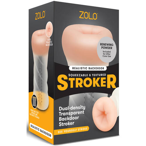 Squeezable Clear Ass Stroker
