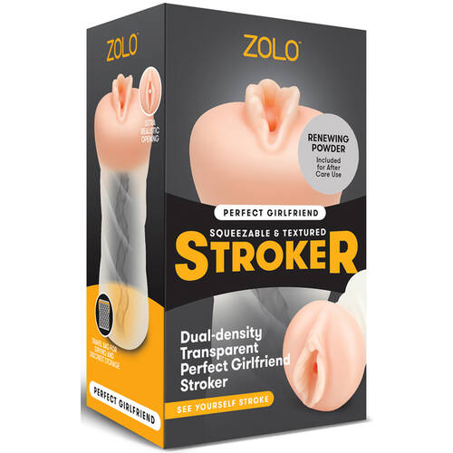 Squeezable Clear Pussy Stroker