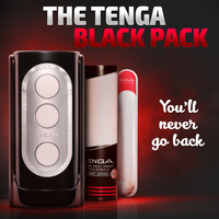 The TENGA Black Pack. You'll Never Go Back.