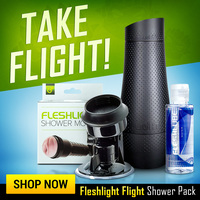Take Flight With The Fleshlight Shower Pack!